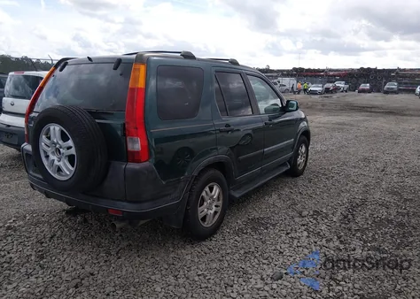 2002 Honda Cr-V Ex z USA, uszkodzony, nr VIN SHSRD78872U010424